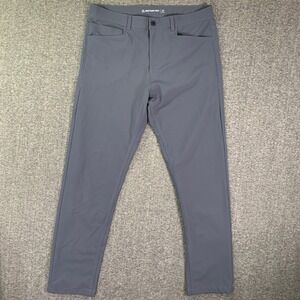Western Rise Evolution Pant Men 35x32 Gray Performance Stretch Chino
